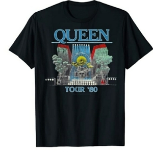 💜Queen 2018 Tour Black Short Sleeve Graphic Band‎ Tshirt Medium